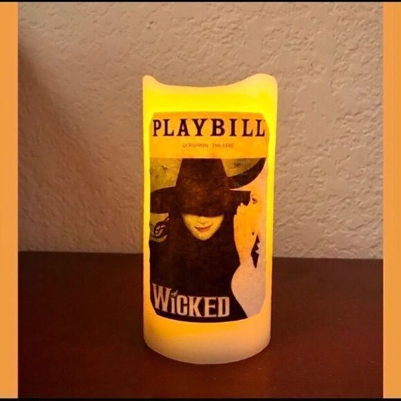 Broadway Wicked Musical Theater Flameless Candle - Picture 1 of 5